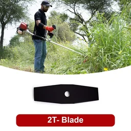 Balwaan Krishi Balwaan HCS -2 Brush Cutter Blade | 2-Tooth Steel Cutting Blade Attachment For Agricultural & Gardening Brush Cutters | Heavy-Duty Weed, Grass & Crop Harvesting Accessory | MTAK-AC-BR-931
