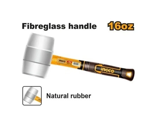 INGCO Rubber hammer HRUH8916 is designed for practical, reliable performance in everyday workshop tasks.