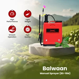 Balwaan Krishi Balwaan BS-16M Manual Sprayer with 3 Nozzles, Delivery Pipe, Extendable Lance & User Manual - MTAK-MA-SP-5675