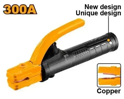 INGCO WAH3008 300A Welding Electrode Holder | MMA Welding Machine Accessory | Unique Design | 300A Rated Current | Welding Tool