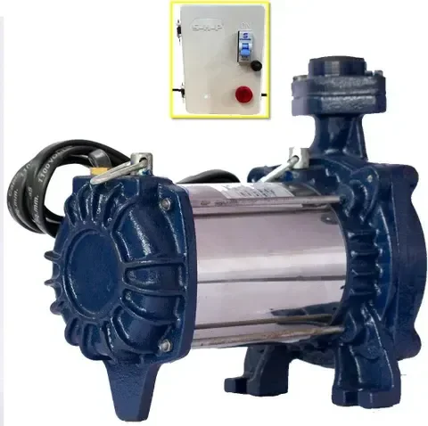 SHARP HYDRO PRODUCTS SHARP VERNA MAX 100 E 1.0 HP Copper Winding Open Well & Submersible Clear Water Pump | 6500 LPH | Residential, Commercial & Fountain Applications