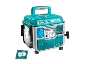 TOTAL TOOLS TP155001 Gasoline Generator 5.5kW Maximum Output, 5.0kW Rated Output, 389cc 4-Stroke OHV Engine, 25L Fuel Tank, Copper Coil Alternator, Electric and Recoil Start, Air-Cooled Petrol Generator, 220�240V, 50Hz, 3000 RPM, Portable Generator with Wheels and Auxiliary Handle