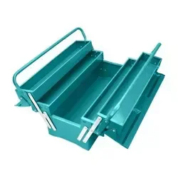 Total Tools TOTAL TOOLS 3-Layer Steel Tool Box (495 x 200 x 290mm, 0.6~0.8mm Steel Thickness) with Label Packaging - THT10701