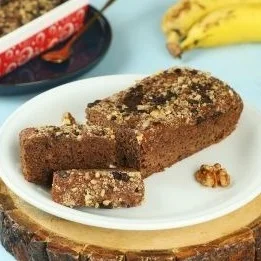 Banana Walnut Oats cake with no refined sugar
