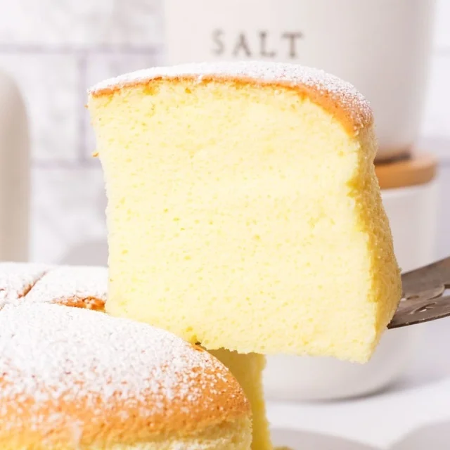 Japanese Cheese cake slice