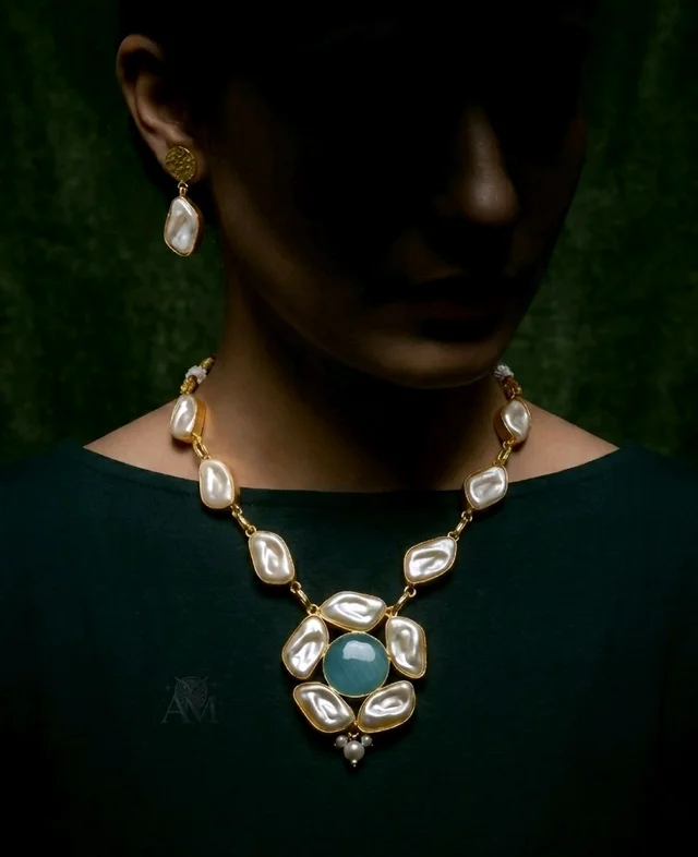 #STN06 Stone Necklace Set