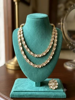 #PKL05 Polki Necklace Set