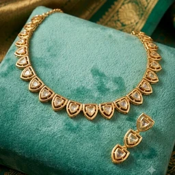 #PLK09 Polki Necklace Set