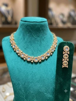 #PLK12 Polki Necklace Set