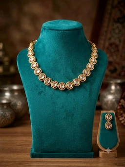 #PLK13 Polki Necklace Set