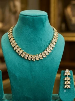 #PLK14 Polki Necklace Set