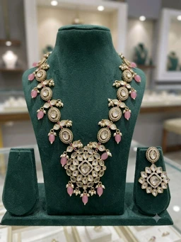 #PLK17 Polki Necklace Set