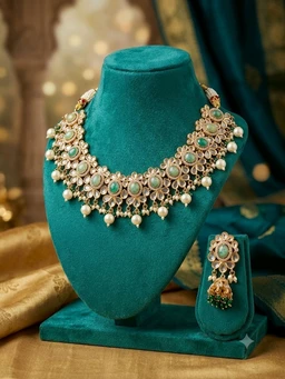 #PLK20 Polki Necklace Set