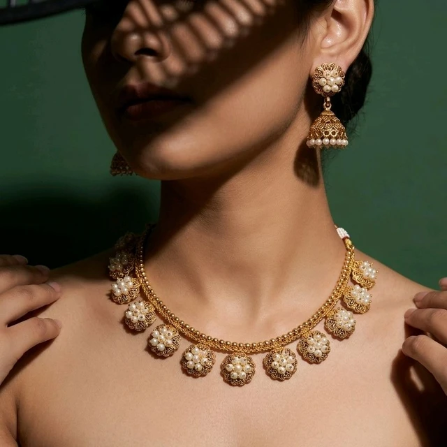 #NTQ08 Antique Necklace Set