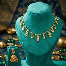 #NTQ10 Antique Heritage Necklace Set