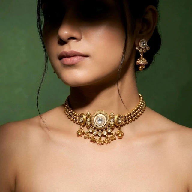 #NTQ13 Antique Heritage Necklace Set