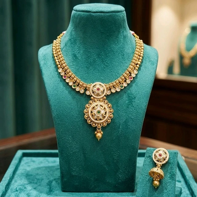 #NTQ14 Antique Heritage Necklace Set