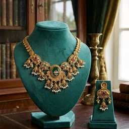 #NTQ16 Antique Heritage Necklace Set