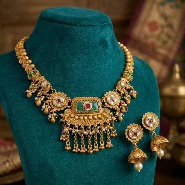 #NTQ18 Antique Heritage Necklace Set
