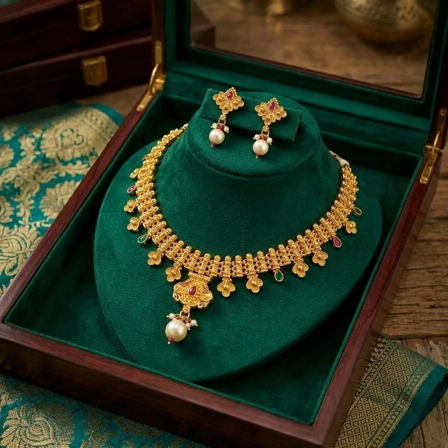 #NTQ23 Antique Necklace Set