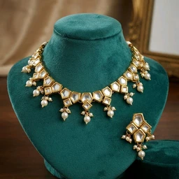 #NTQ24 Dubbi Kundan Necklace Set