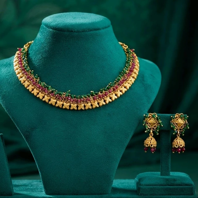 #NTQ26 Antique Heritage Necklace Set