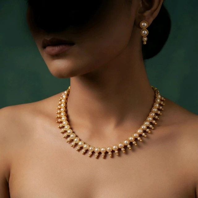 #NTQ31 Antique Necklace Set
