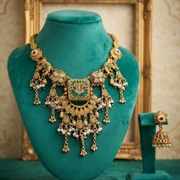 #NTQ36 Antique Heritage Necklace Set