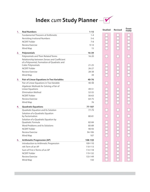 Arihant All in One Mathematics Class 10 for CBSE Exams 2025-26 | Revised Edition as per latest syllabus | Simplified Theory, All Types of Exam Pattern Questions, CBQs, Sample Question Papers, Mind Maps, Topic & Chapter Exercises, Activities, Board Papers
