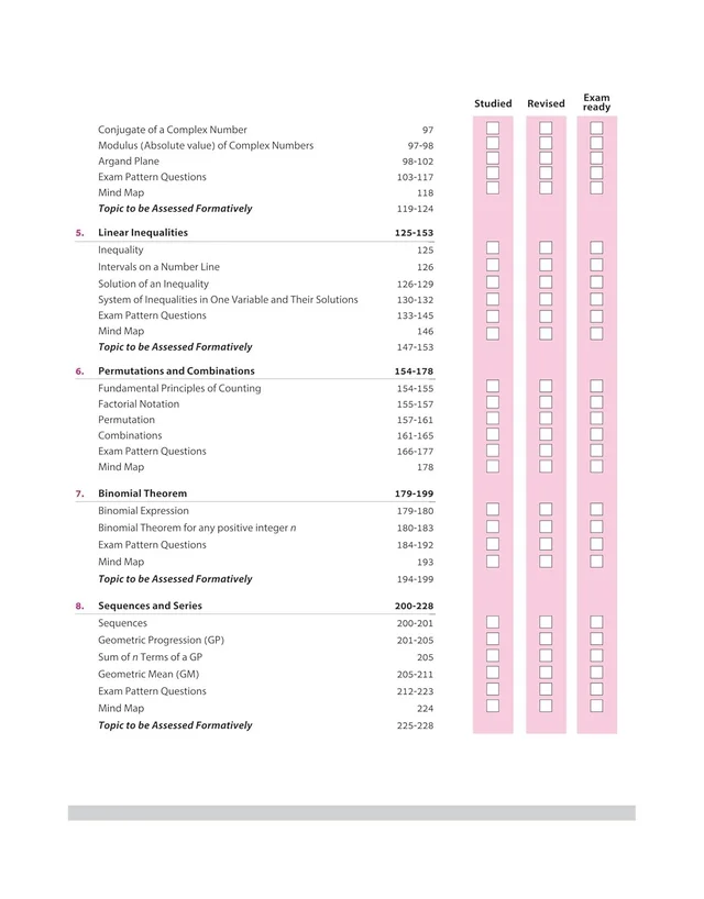 Arihant All in One Mathematics Class 11 for CBSE Exams 2025-26 | Revised Edition as per latest syllabus | Simplified Theory, All Types of Exam Pattern Questions, CBQs, MCQs, A-R, Case Based, Sample Question Papers, Mind Maps, Topic & Chapter Exercises