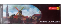Camlin Camel Artist's Oil Color Box - 9ml Tubes, 12 Shades