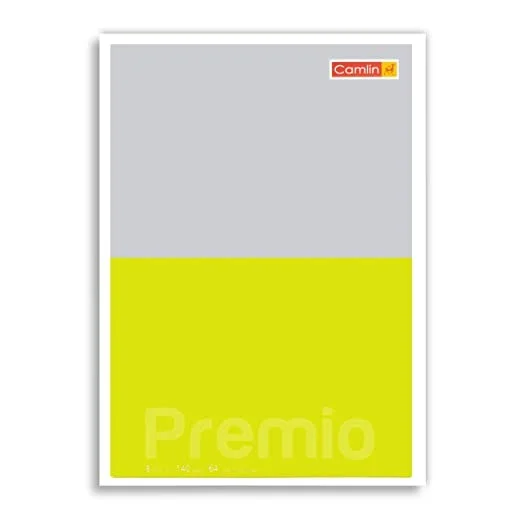 Camlin Premio Single Line 140 pages Notebook pack of 3 - 140 Pages