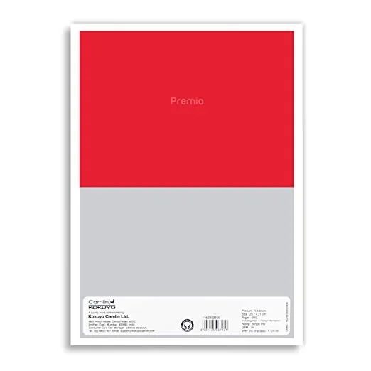 Camlin Premio Single Line 300 pages Notebook pack of 2 - 300 pages