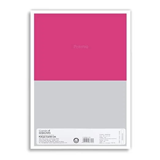 Camlin Premio Unruled 200 pages Notebook pack of 3 - 200 pages