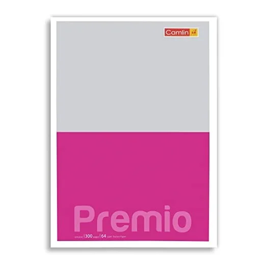 Camlin Premio Unruled 300 pages Notebook pack of 2 - 300 Pages