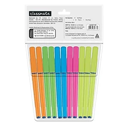 Classmate Octane Gel Pen- Neon Series (Blue)