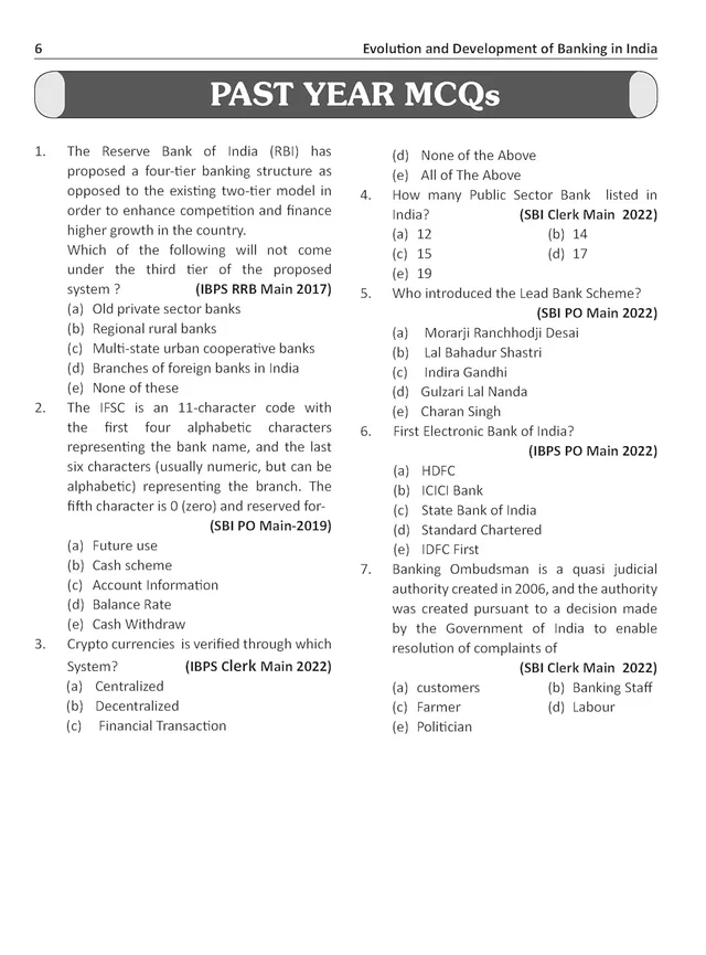 Disha Banking Awareness for SBI, IBPS, RRB, RBI Bank Clerk/ PO & Insurance Exams with PYQs 6th Edition | Explanatory Notes & Practice Questions