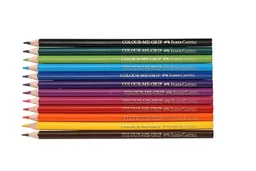 Faber-Castell Triangular 12 Colour Pencils