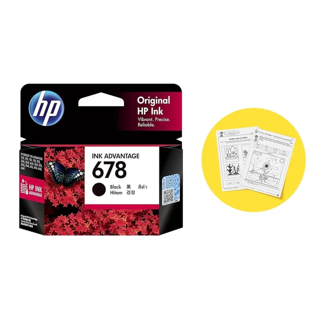 HP 678 Black Ink Advantage Cartridge