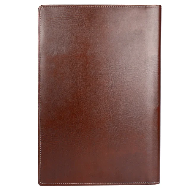 Leatherette Material Professional File Folders for Certificates, Documents Holder with 20 Leafs size-B4, Color: Mix Brown - B4