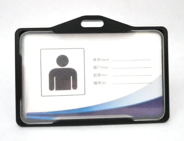 Metallic Id cover card holder (Black)