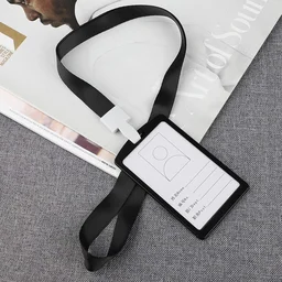 Metallic Id cover card holder (Black)