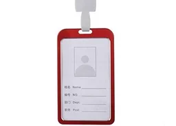 Metallic Id cover card holder (Red)