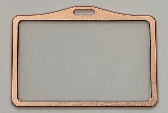 Metallic Id cover Card Holder (Rose Gold)