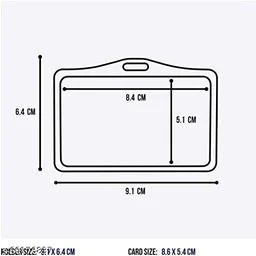 Metallic Id cover Card Holder (Rose Gold)