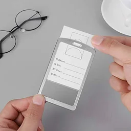 Metallic Id cover card holder (silver)