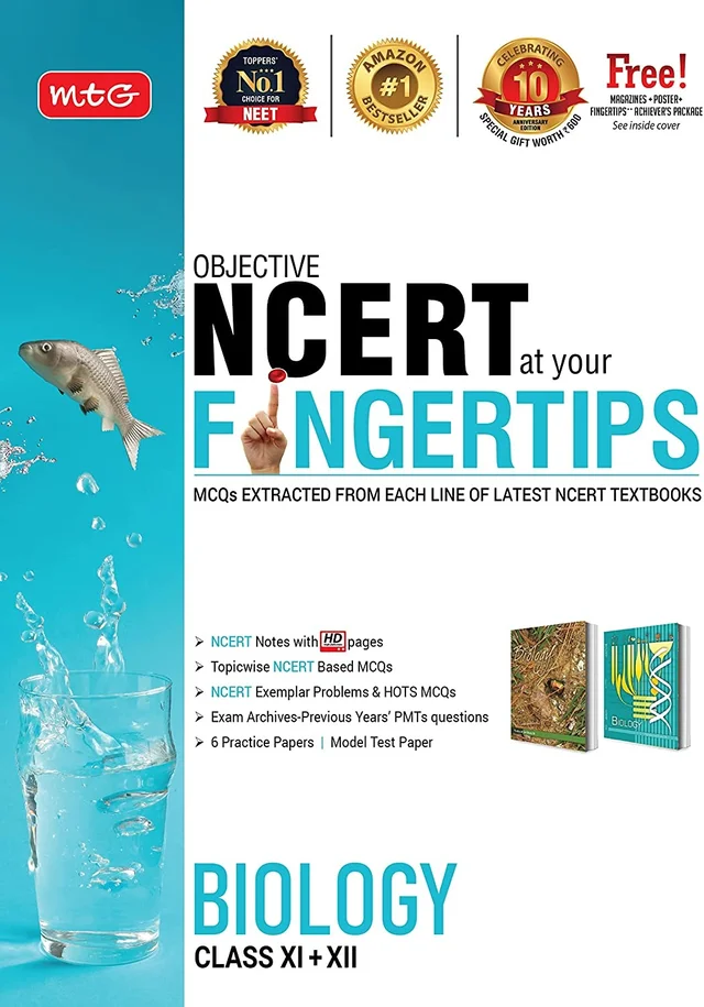 MTG Editorial Board 8,718 MTG Objective NCERT at your FINGERTIPS - Biology, Best NEET Books (Based on NCERT Pattern - Latest & Revised Edition 2022)