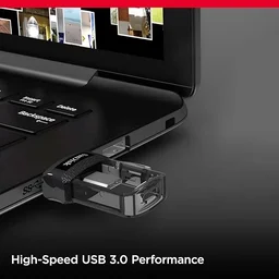 SanDisk Ultra Dual Drive 128GB, USB3.0/Micro-USB Connector, OTG, Pendrive, (SDDD3-128G-I35