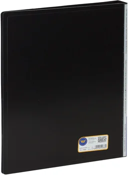 WORLDONE Display Book File Folder with 60 Pockets Plastic File Display Presentation Book, A4 Size, Color: Black, Set of : 1 (DB_505-BK) - A4, Black, 60 Pockets
