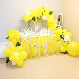 Yellow Balloons for Decoration - 50Pcs Yellow Metallic Balloons
